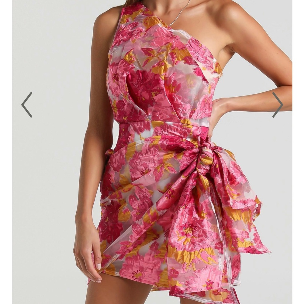 Brailey Dress in Pink Floral - Showpo